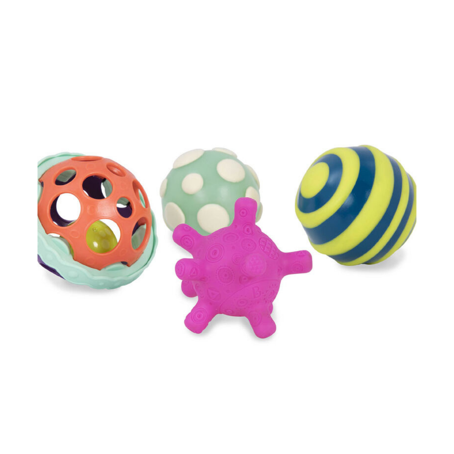 Pelotas sensoriales texturizadas (set 4)