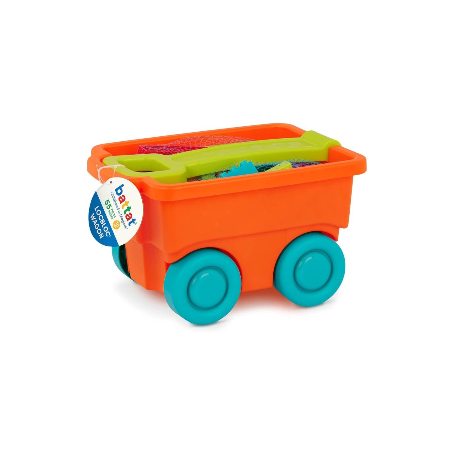 Pack Battat · Volante Interactivo Backseat Driver + Vagón de Bloques