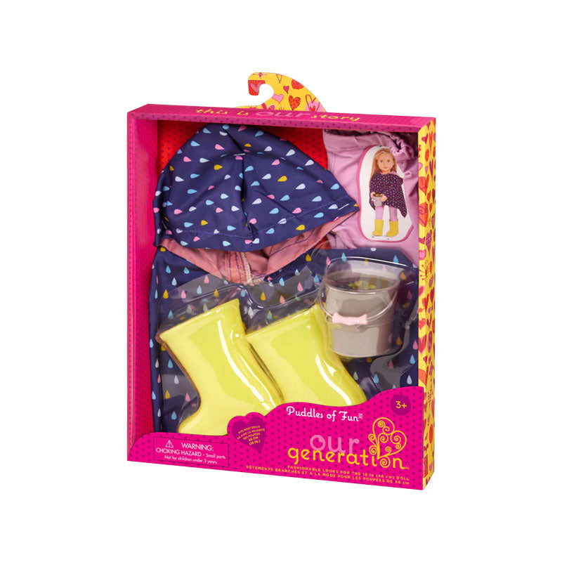 Tenida capa y botas de lluvia