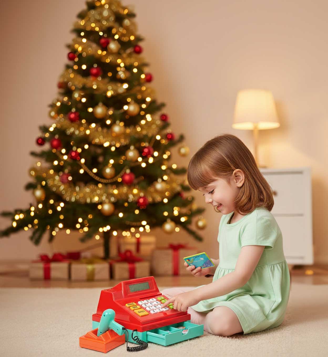 Caja registradora con scanner