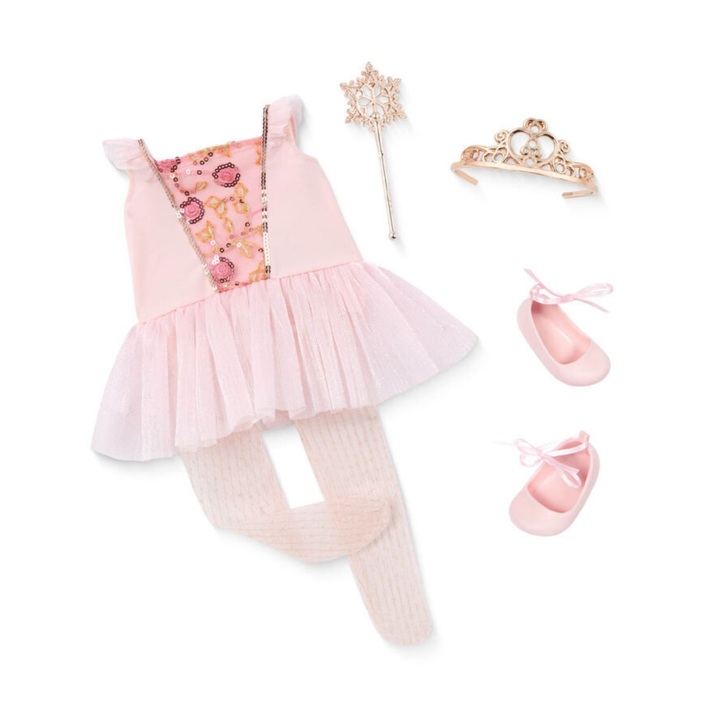 Muñeca Lalia con vestido de hada y varita