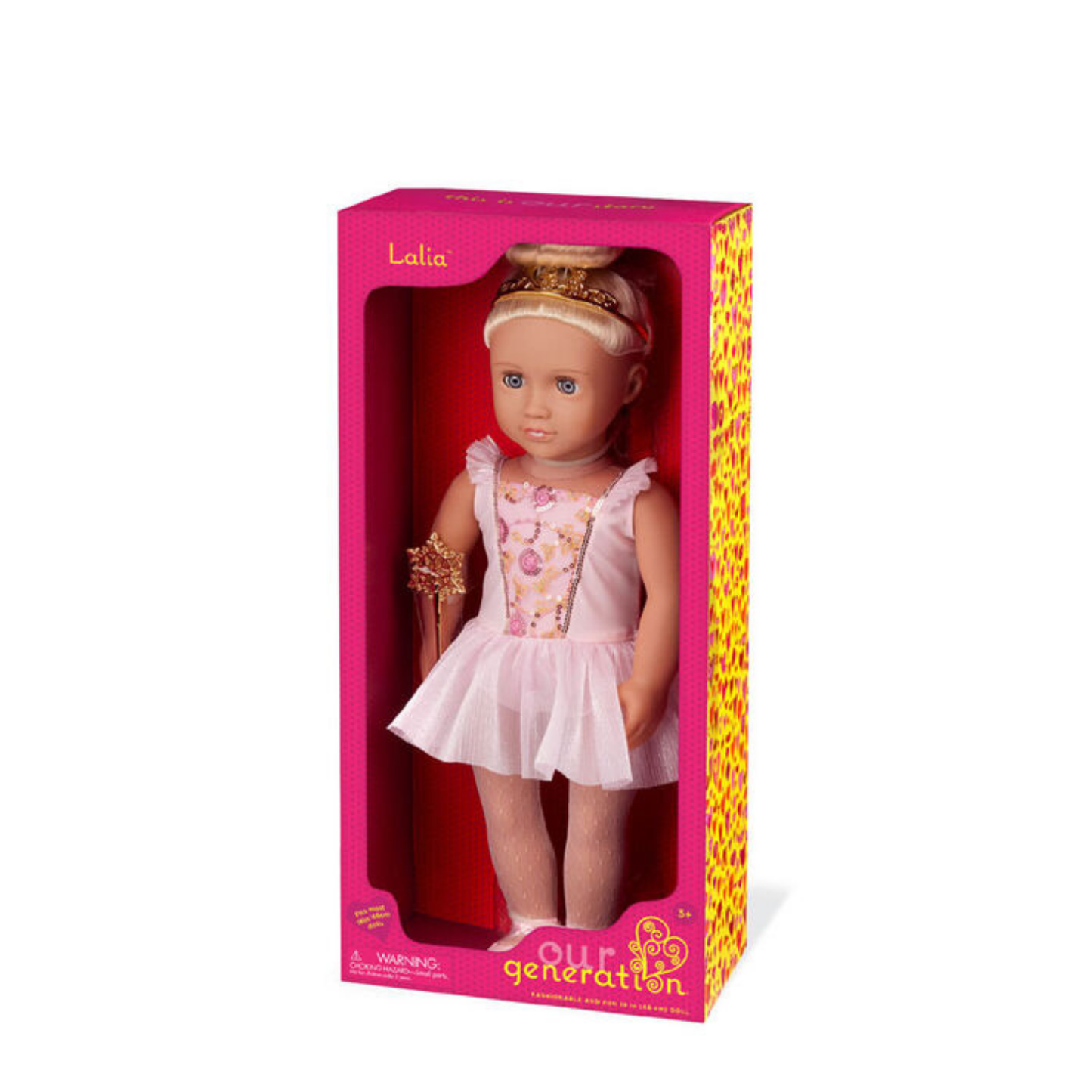 Muñeca Lalia con vestido de hada y varita