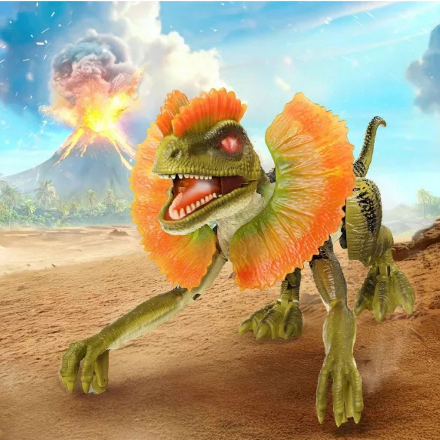 Dinosaurio Dilophosaurus a control remoto