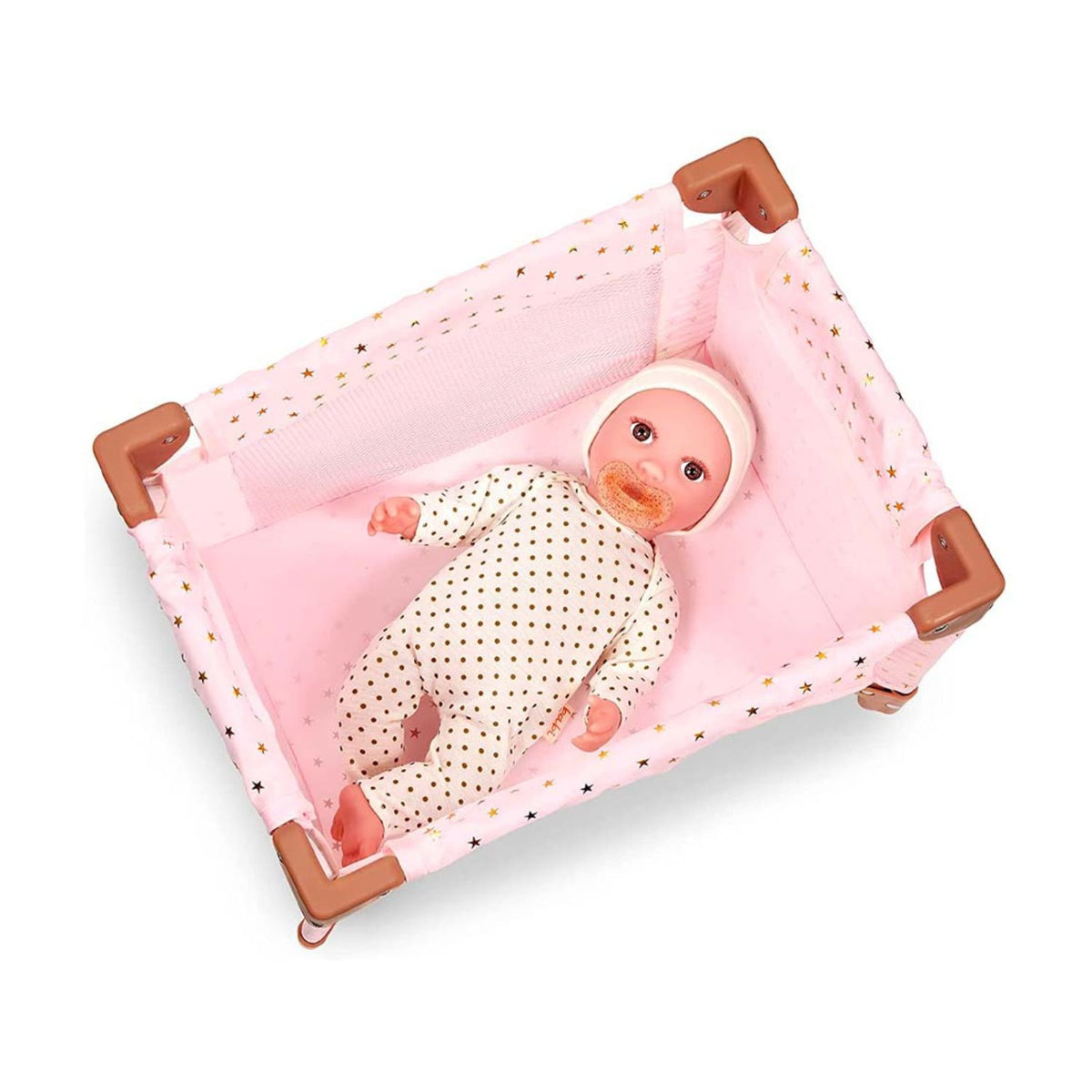 Cuna Para Muñecas Plegable - Rosada
