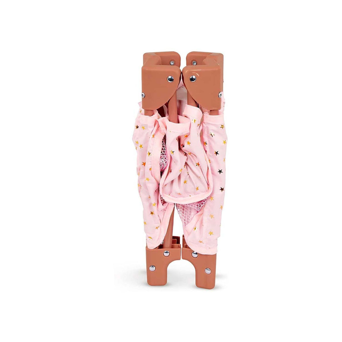 Pack Muñeca LullaBaby Jardinera Rosada + Cuna Plegable para Muñecas