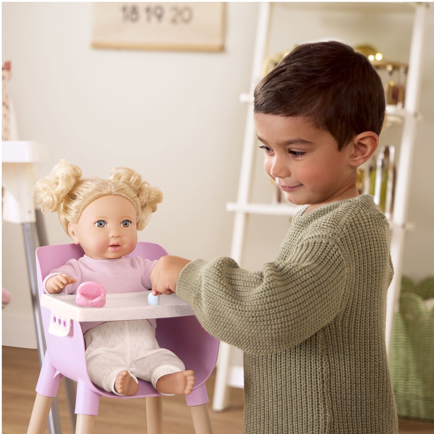 Silla de Comer para Muñecas LullaBaby