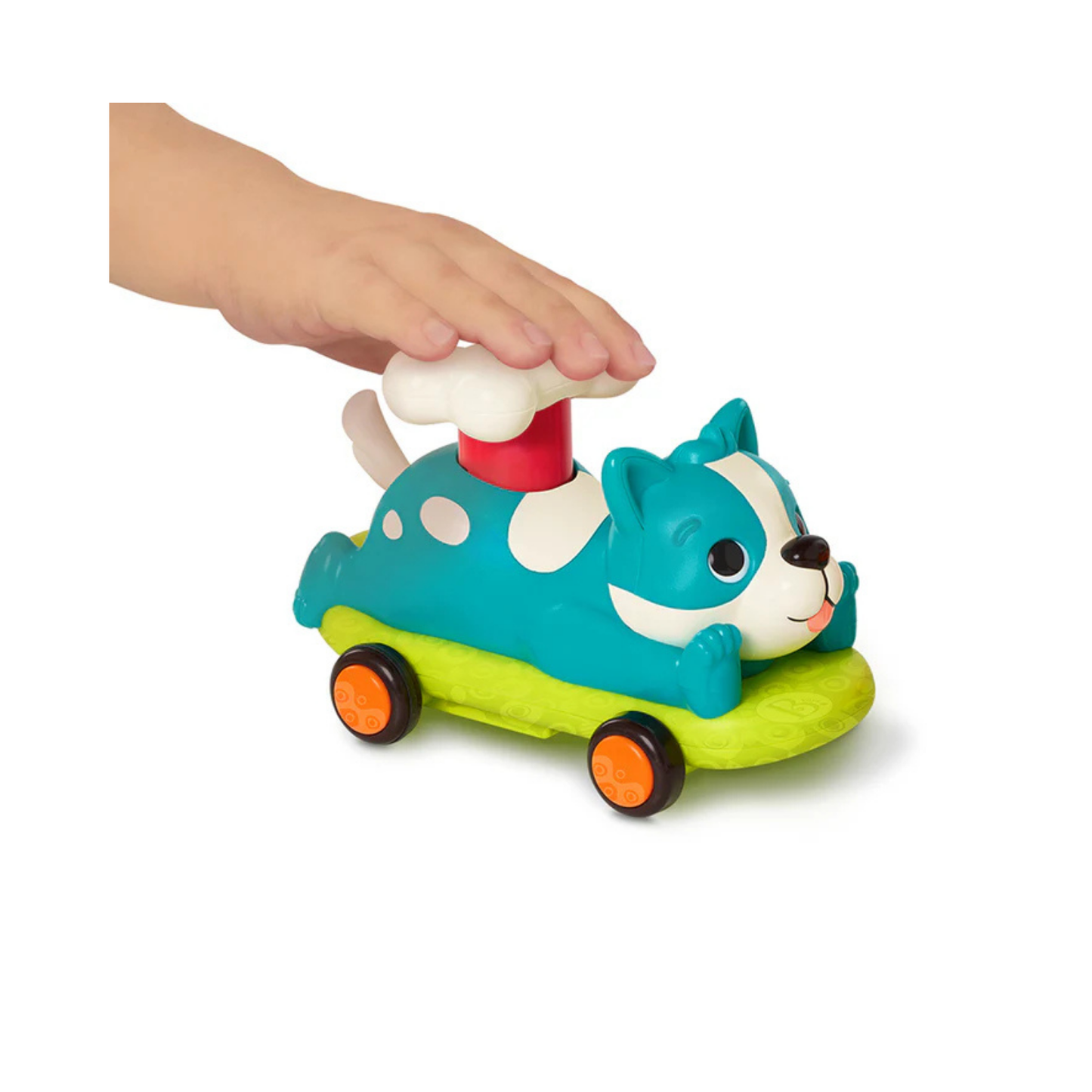 Auto de empuje con mascota