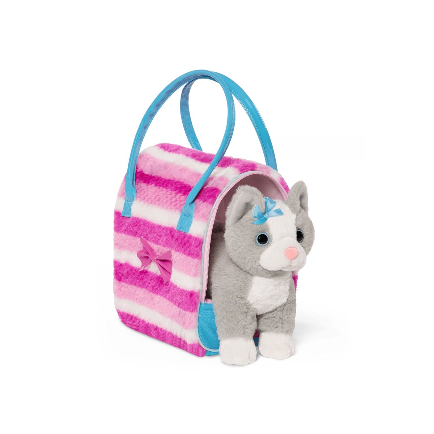 Gatito de Peluche con Bolso de Viaje