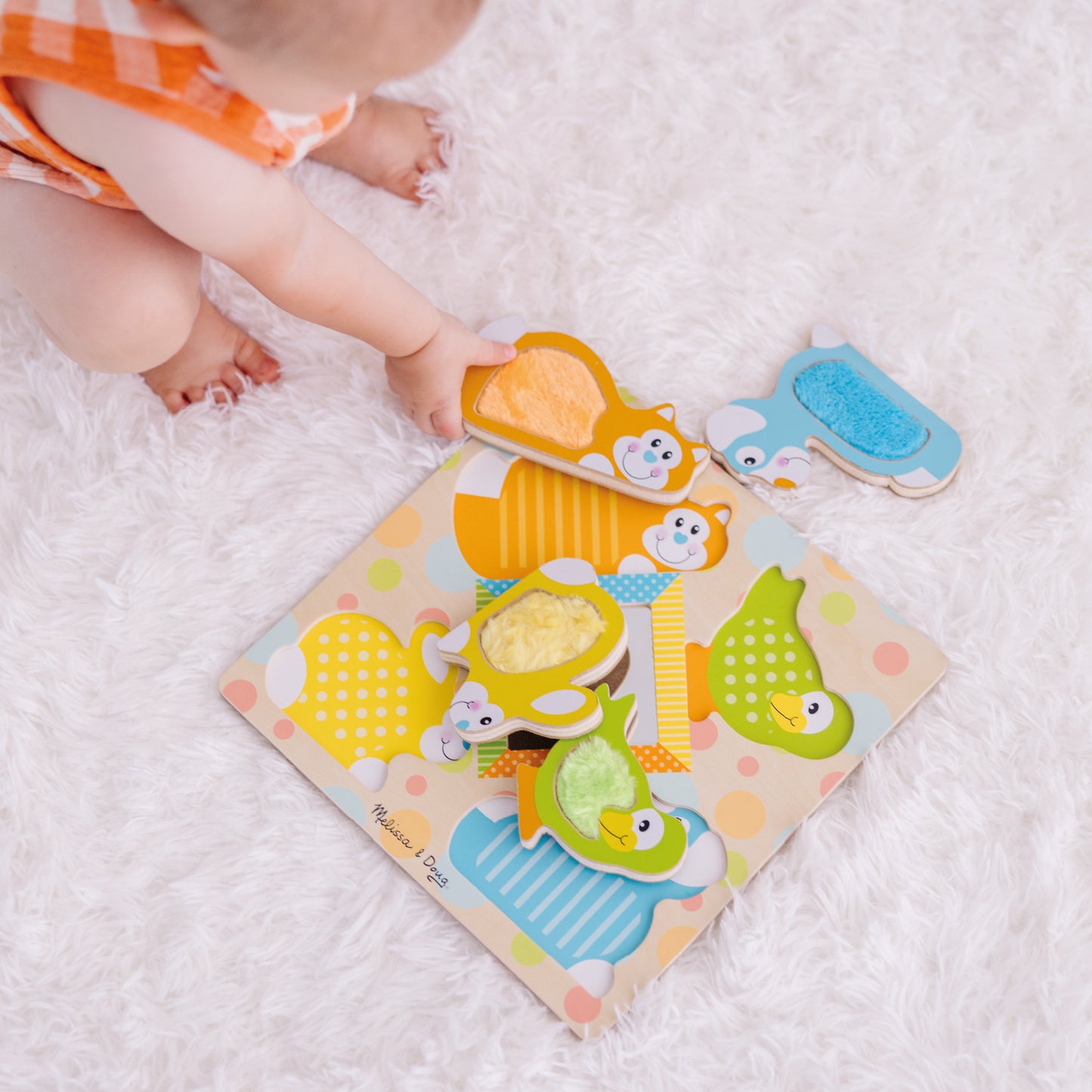 Puzzle con textura - Mascotas
