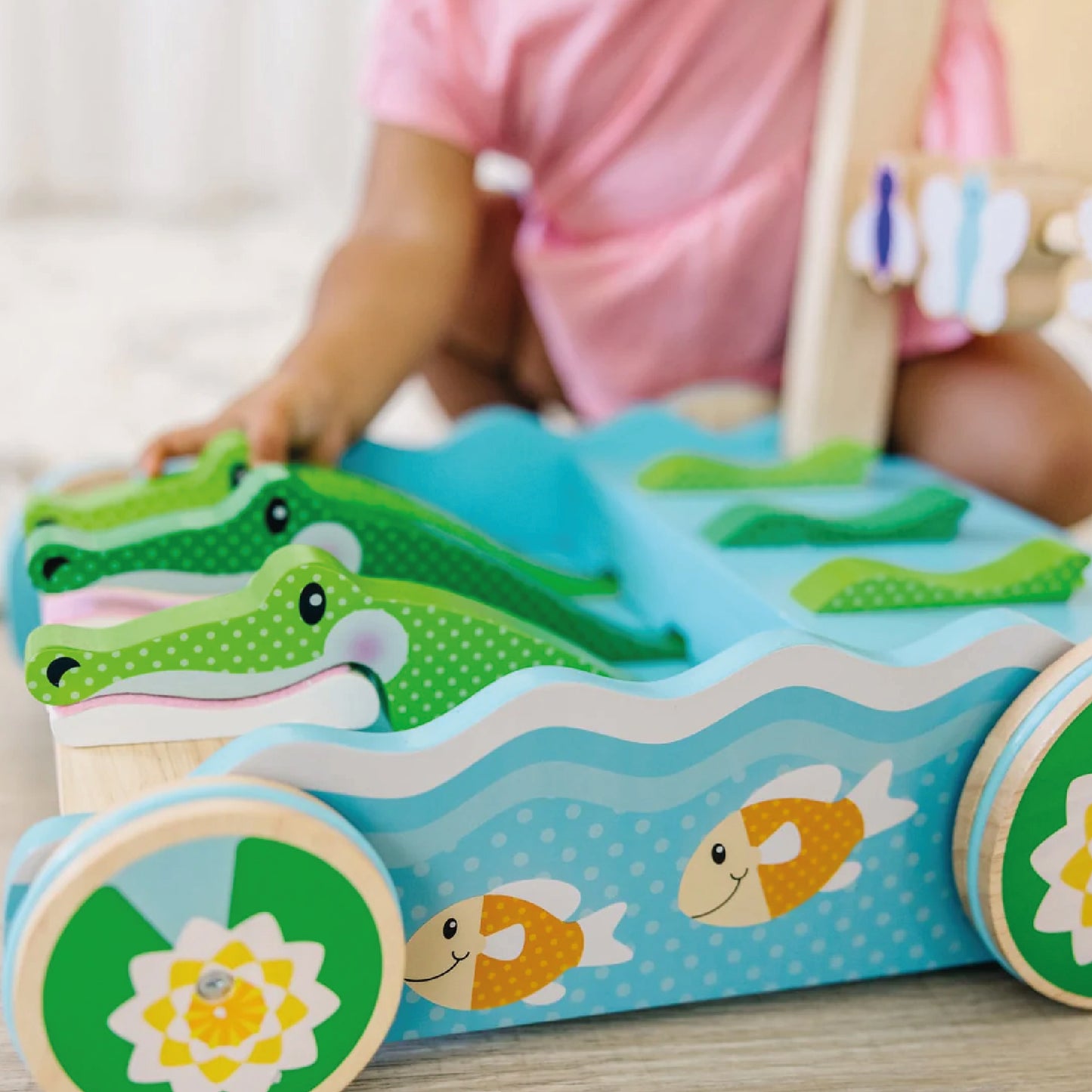 Carrito de arrastre cocodrilos