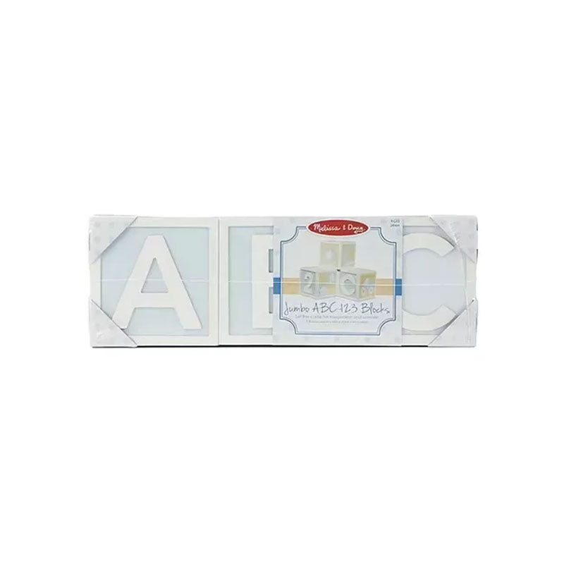 Bloques Jumbo ABC-123 - Set natural
