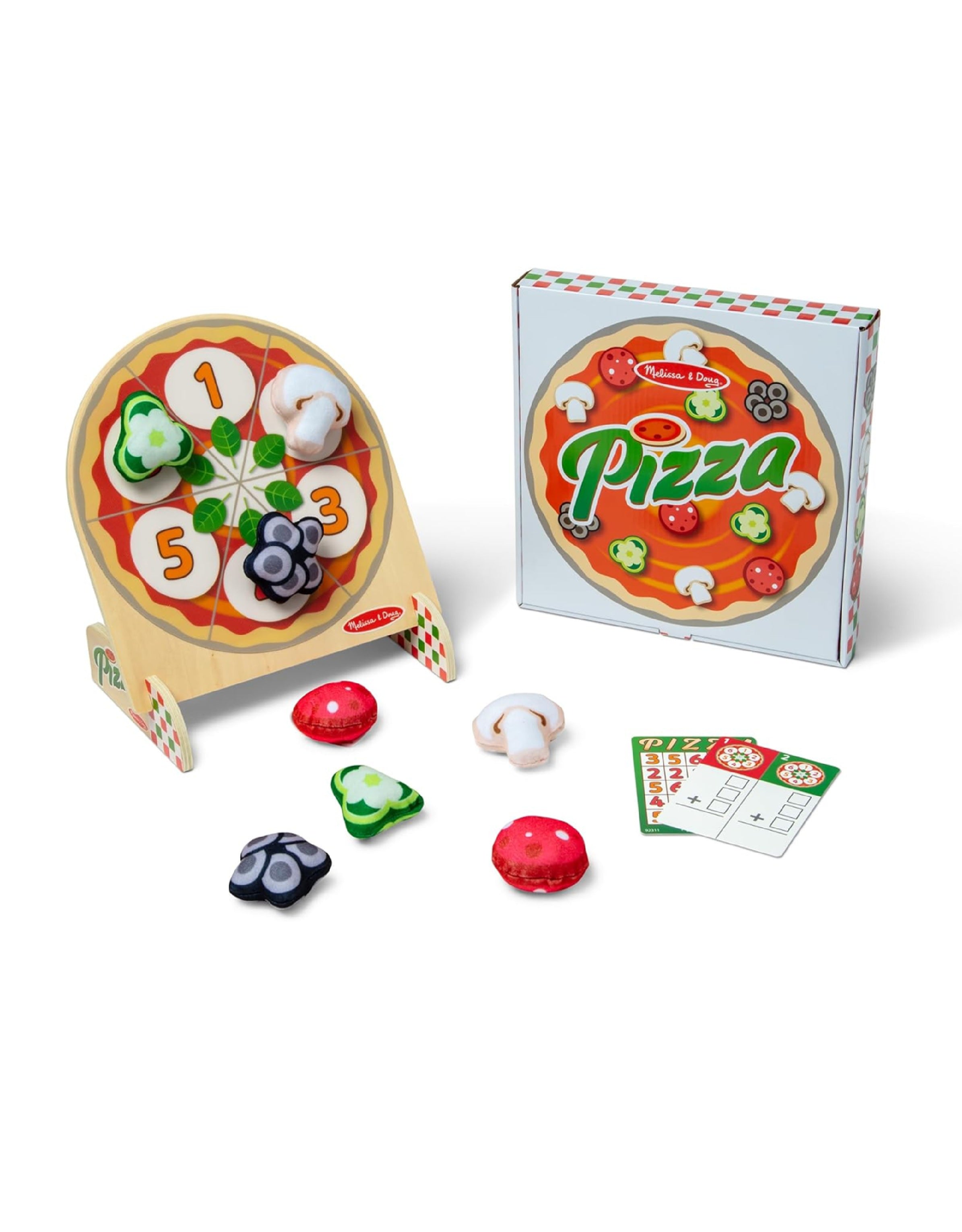 Juego de Lanzar Ingredientes de Pizza | Melissa & Doug