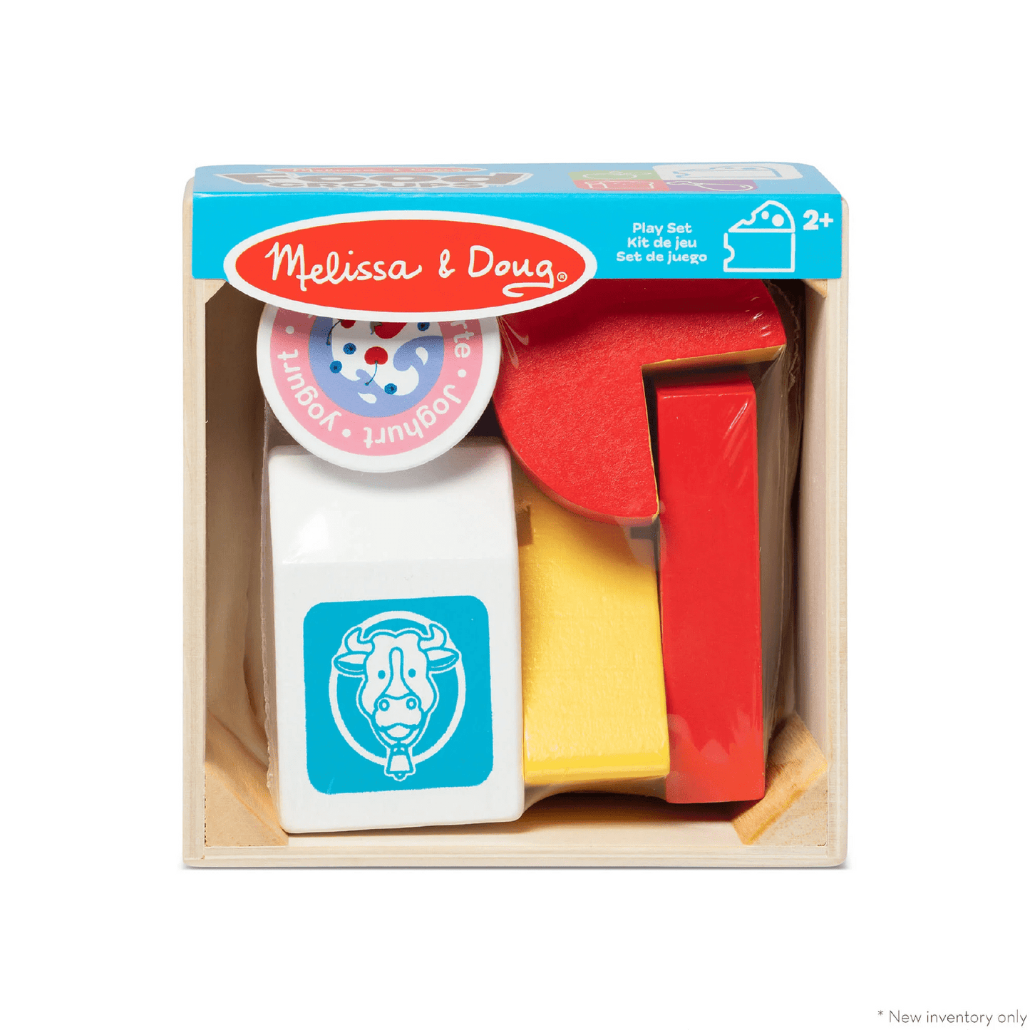 Caja de productos lácteos