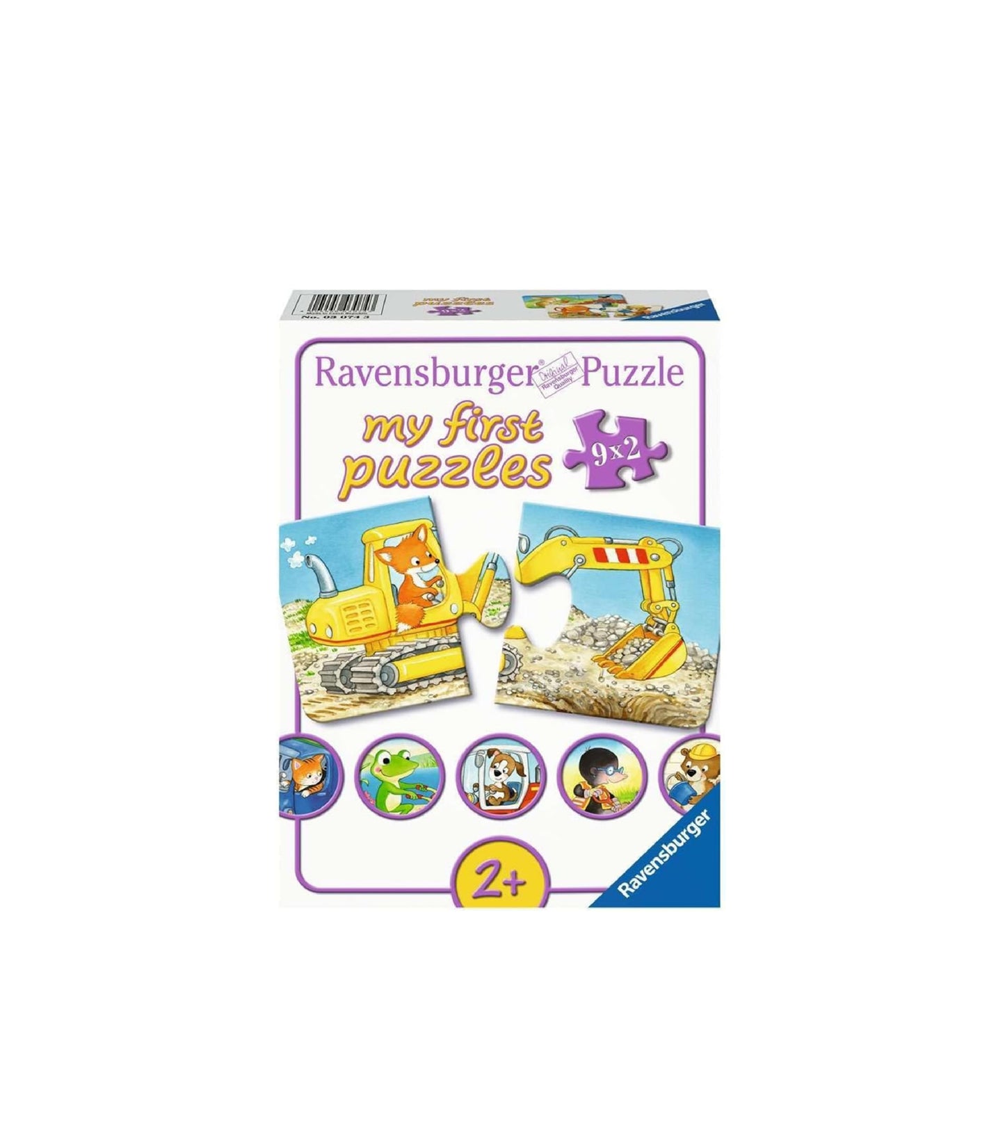 Mi primer puzzle - Animales en la construcción