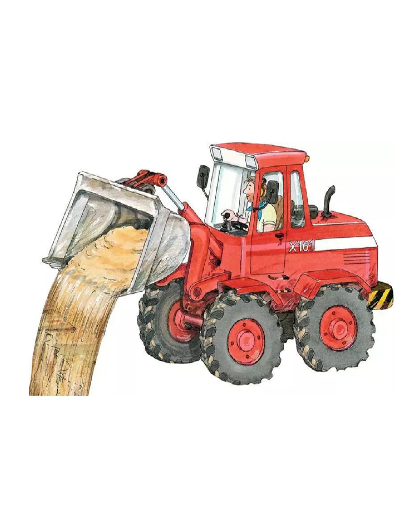 Puzzle enmarcado - Excavadora