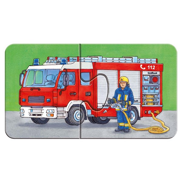 Mi primer puzzle - Vehículos de emergencia