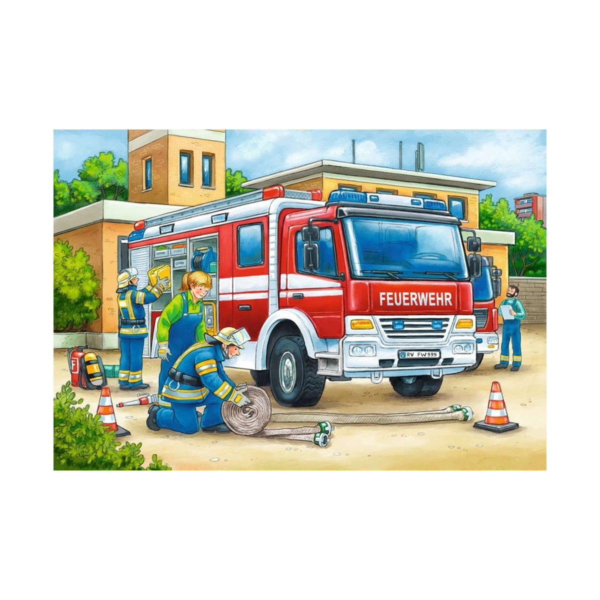 Puzzle Policía y Bombero - 2x12