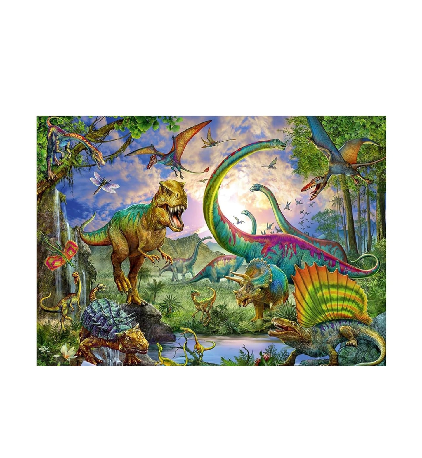 Puzzle XXL Era de los dinosaurios - 200 piezas