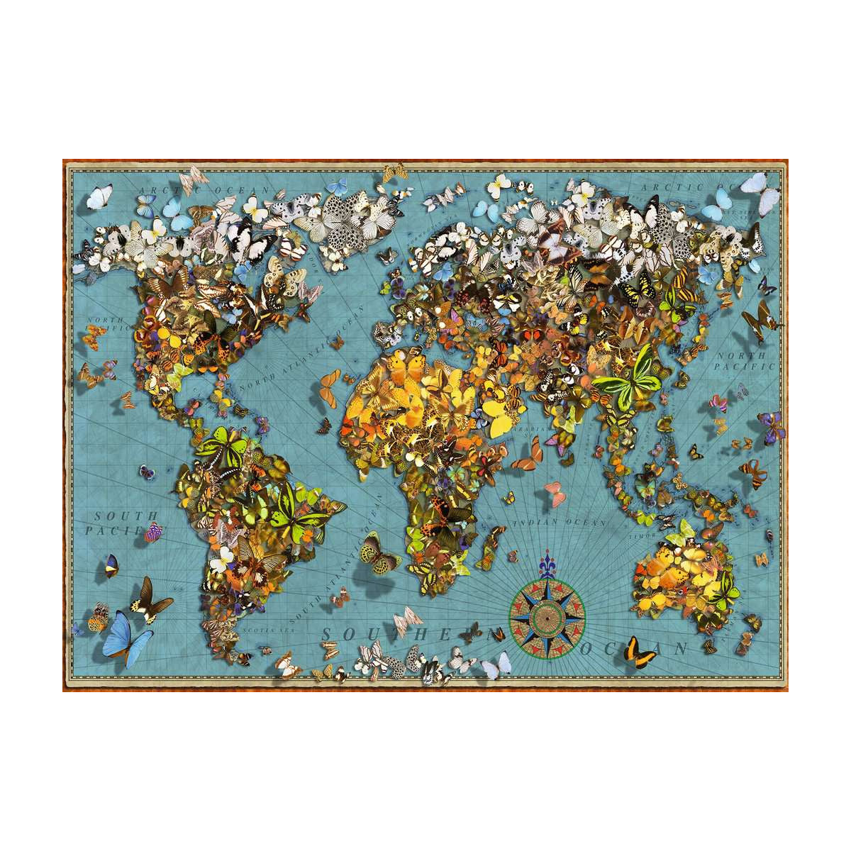Puzzle Mundo de mariposas - 500 piezas