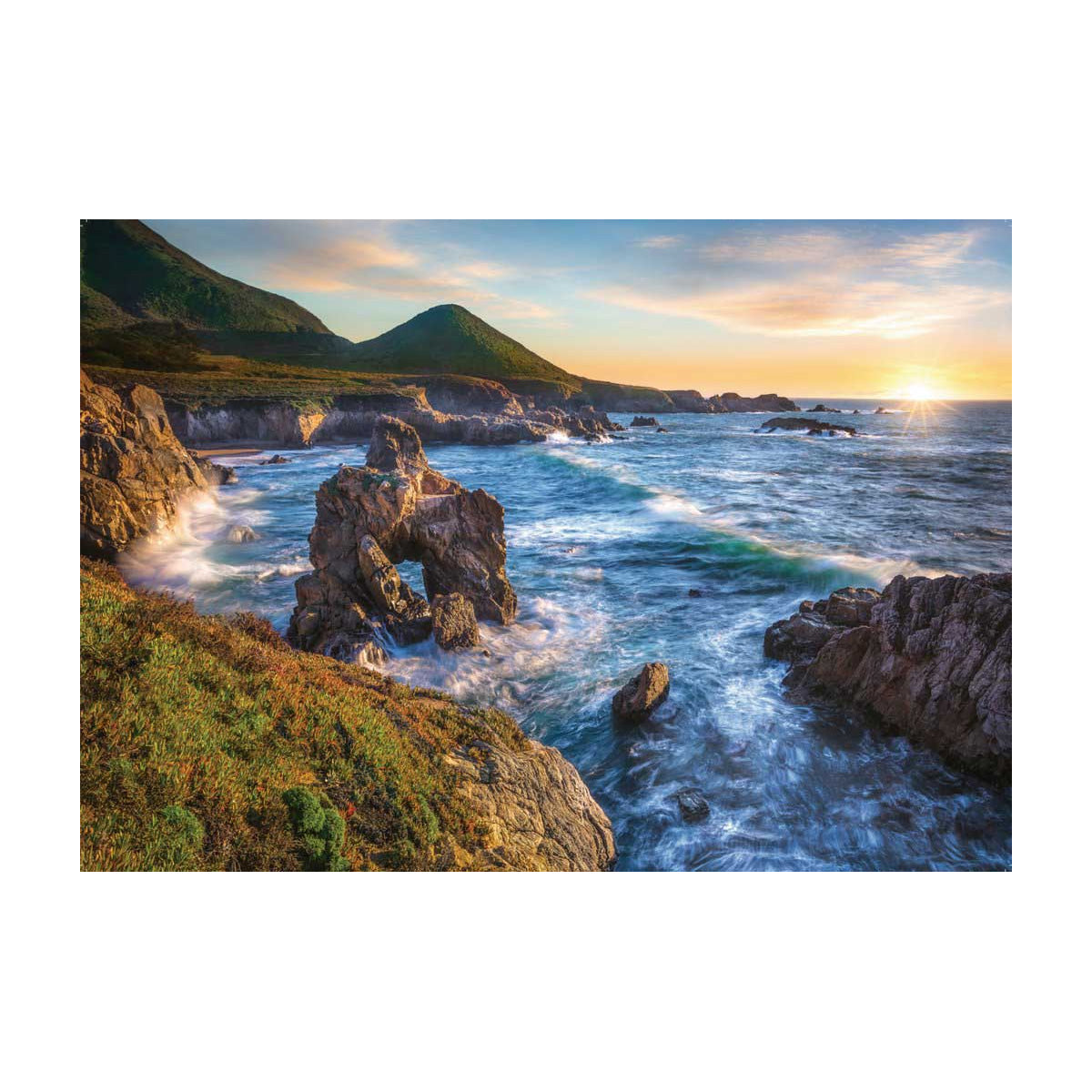 Puzzle Big Sur Sunset - 1000 piezas