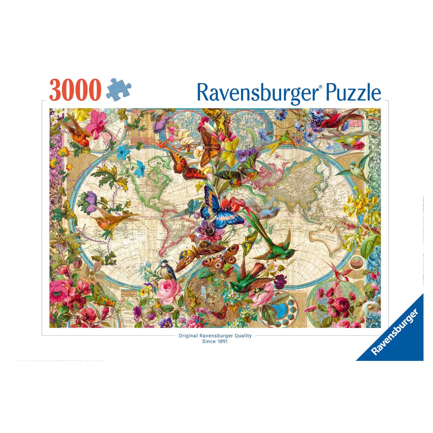 Puzzle 3000 Piezas El Mundo de la Flora y Fauna