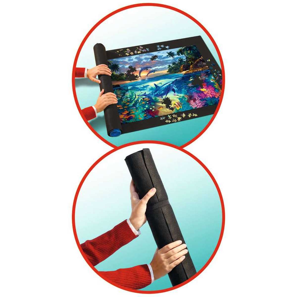 Mat Alfombrilla de fieltro para puzzle - Almacena y organiza