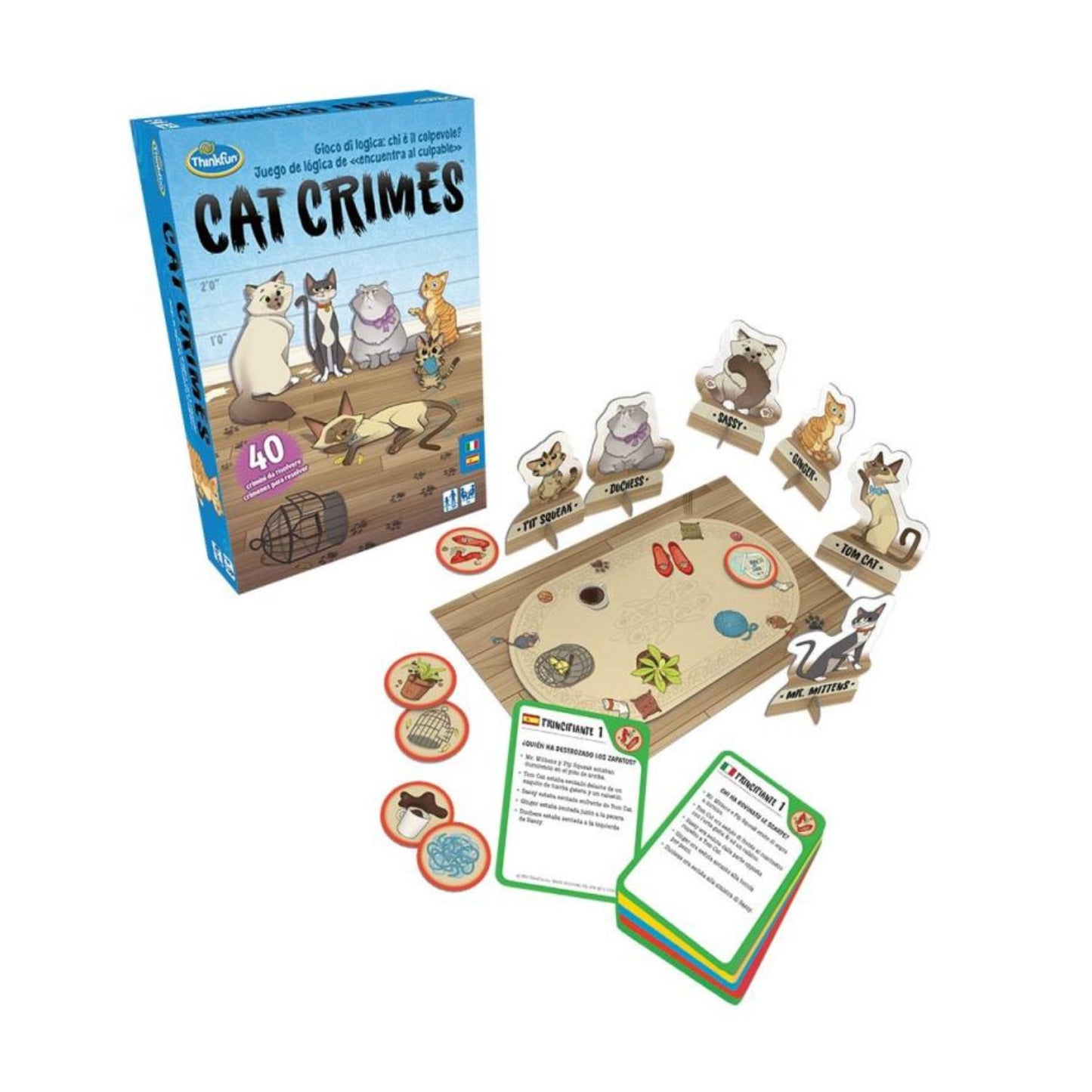 Juego Cat Crimes – Lógica y Deducción