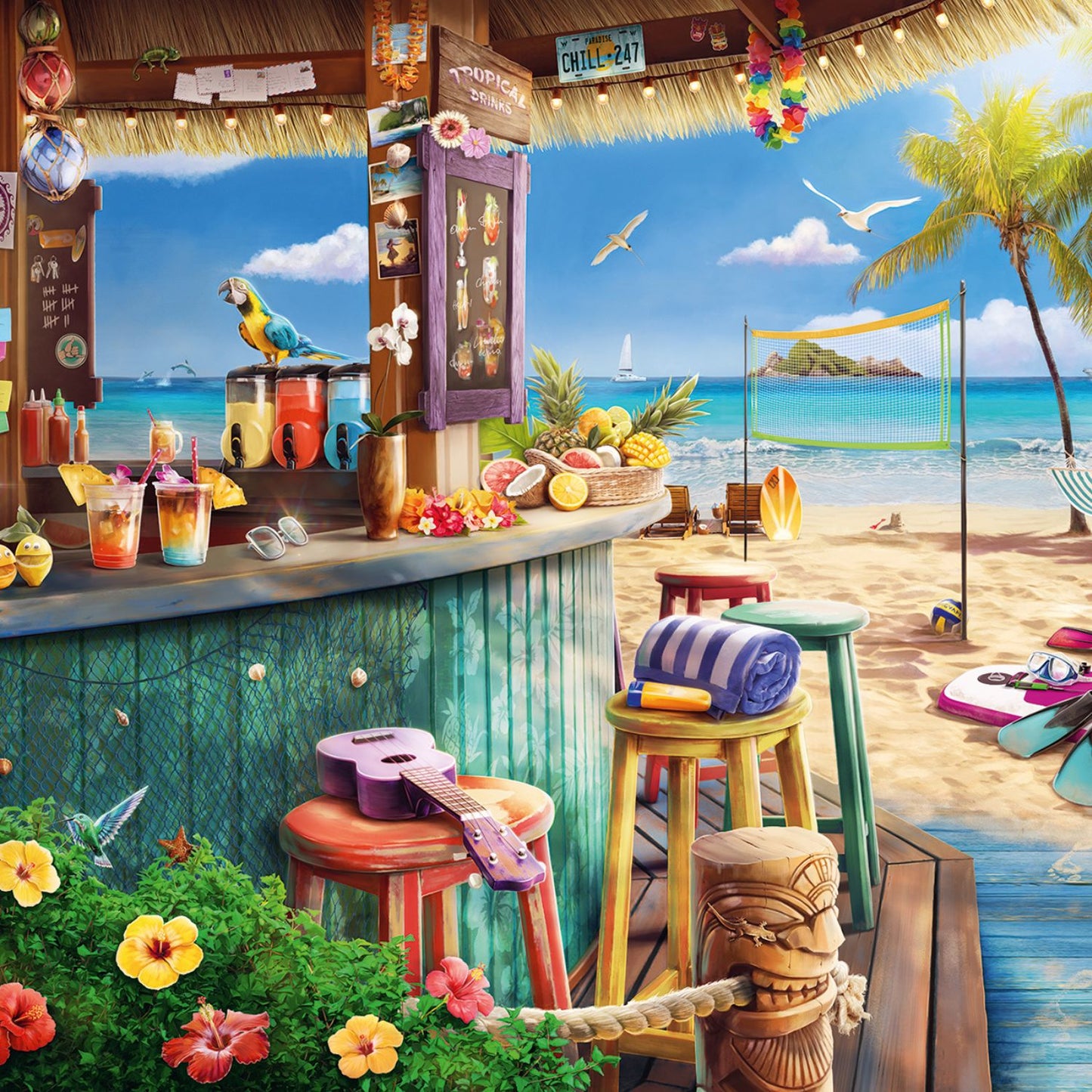 Puzzle 1500 Piezas Bar Tropical