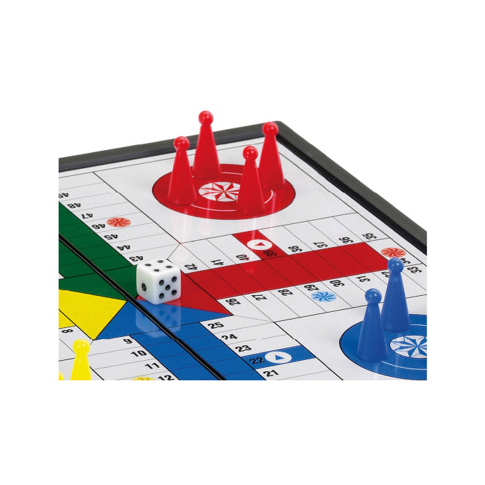 Parchís magnético mediano