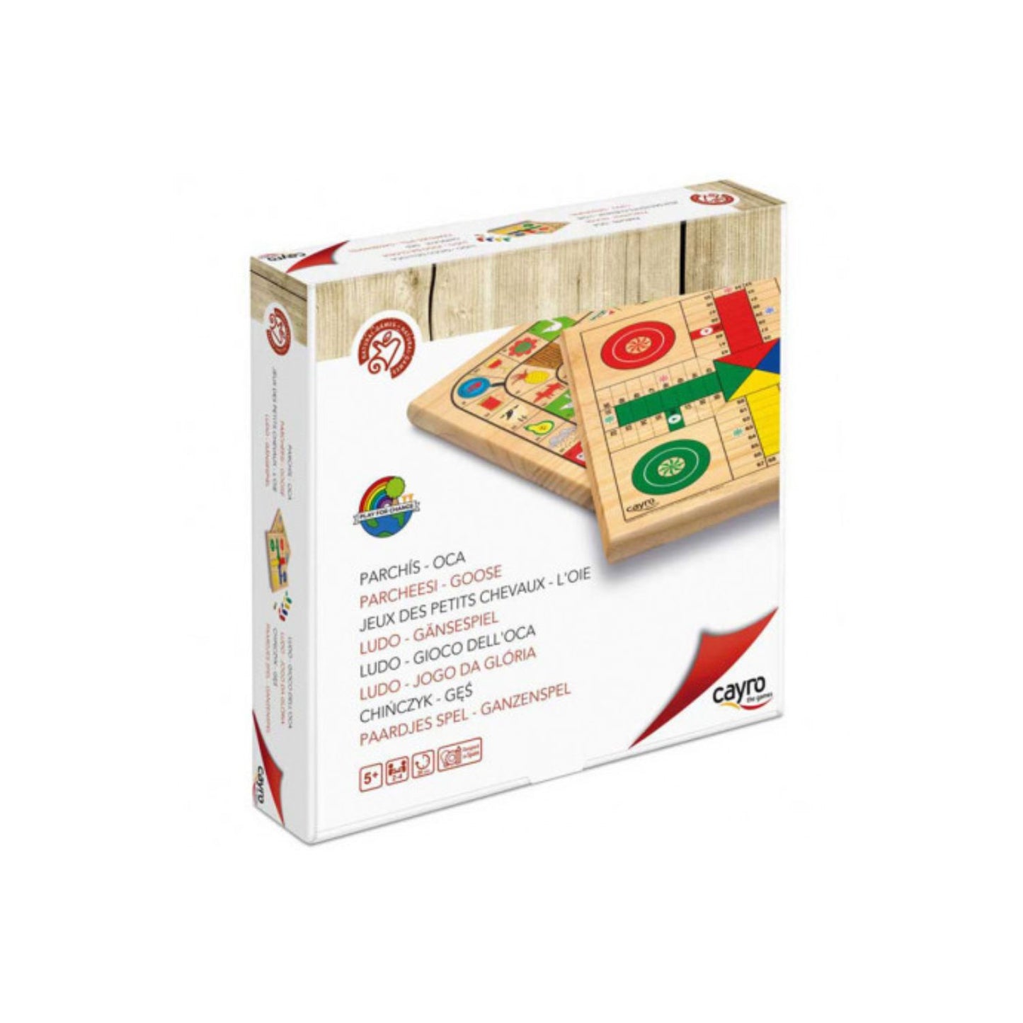 Juego Ludo-oca de Madera