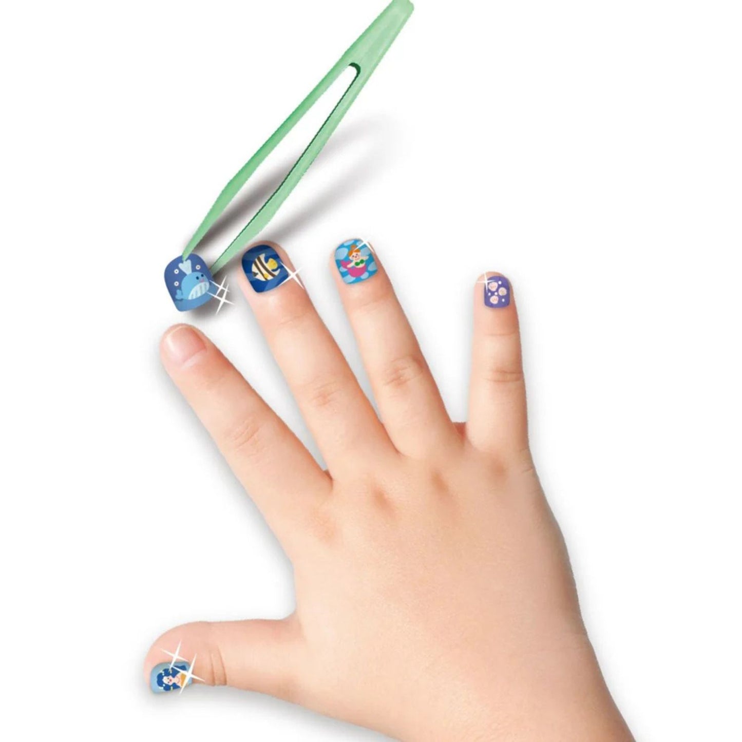 Set de Uñas Postizas Press-On - Bajo el Mar