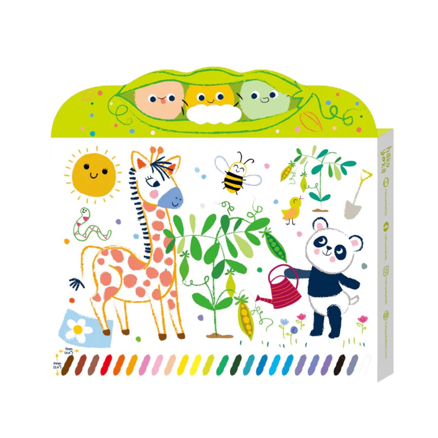 Crayones Happy Pea Pod · 24 Colores