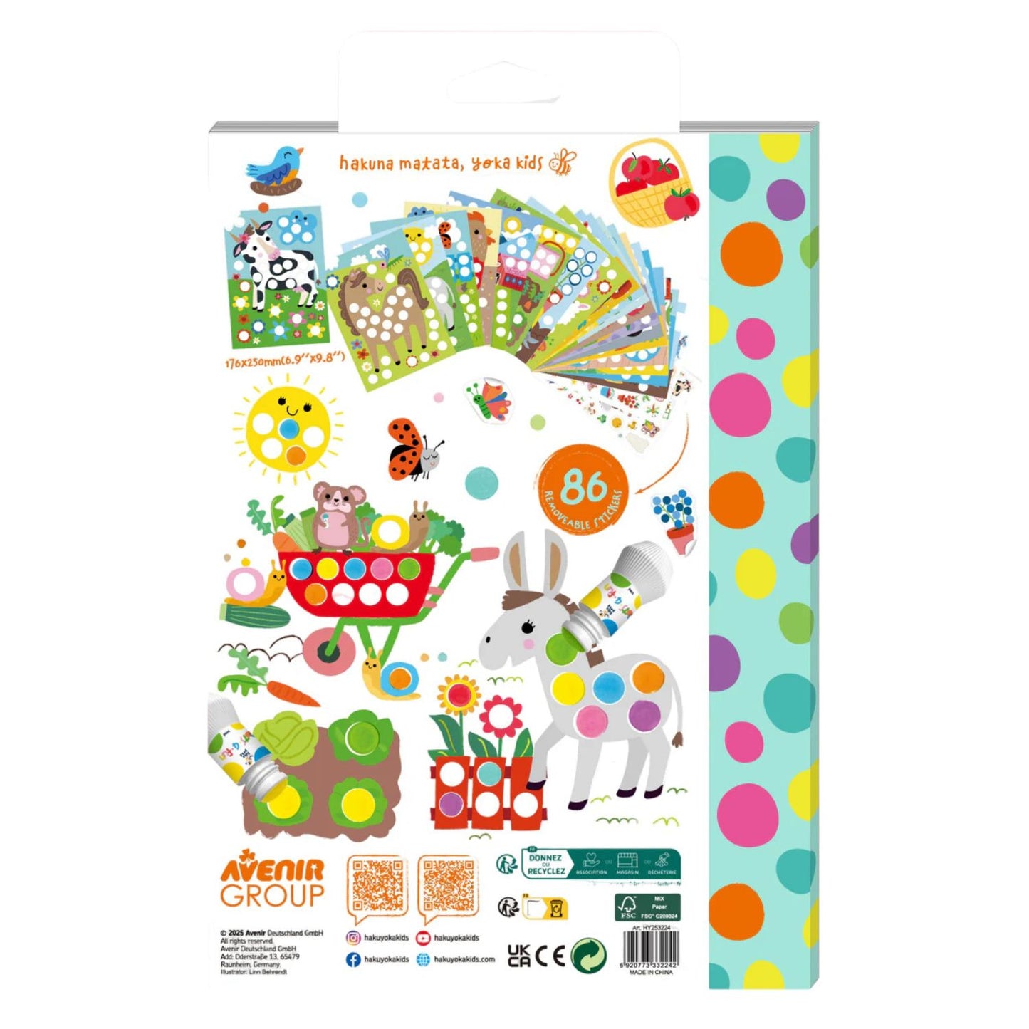 Libro para Colorear Dot 4 Fun · Animales de Granja