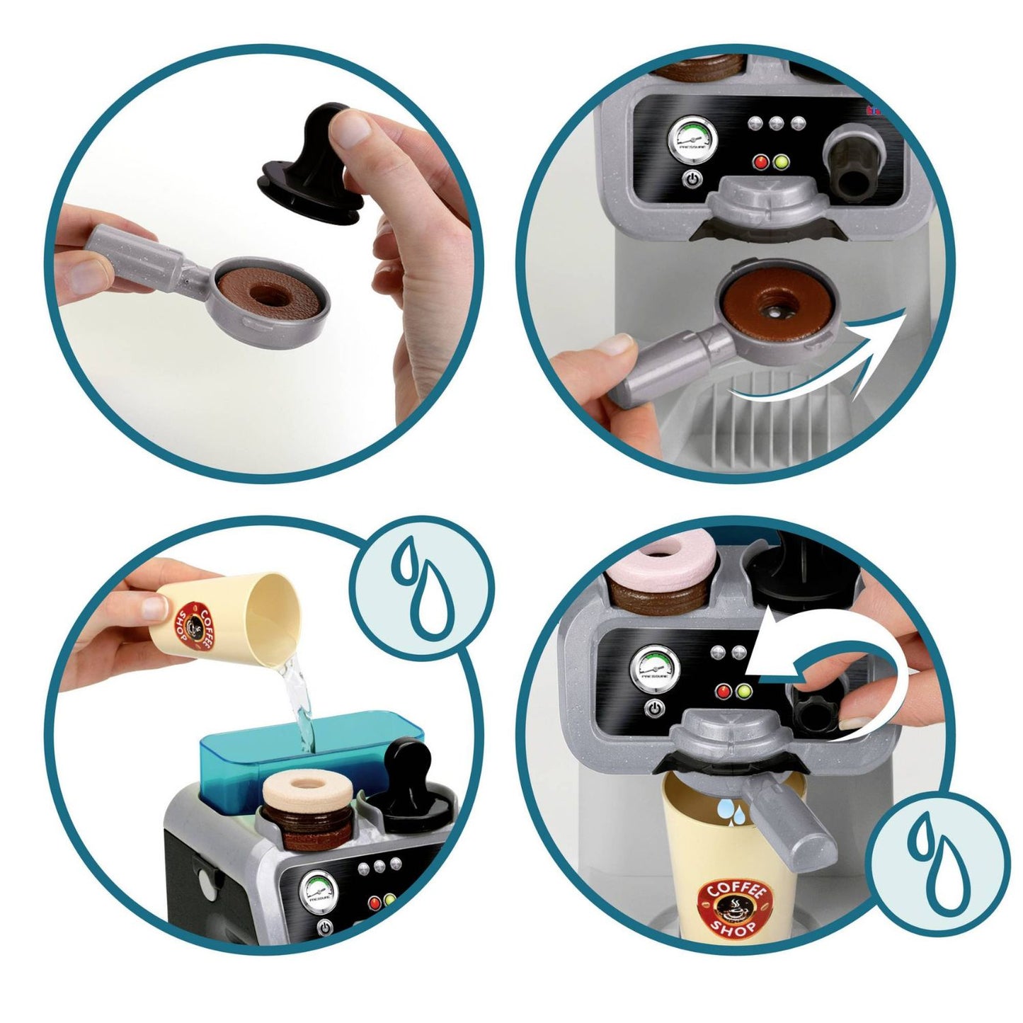 Máquina de Café Espresso Barista de Juguete