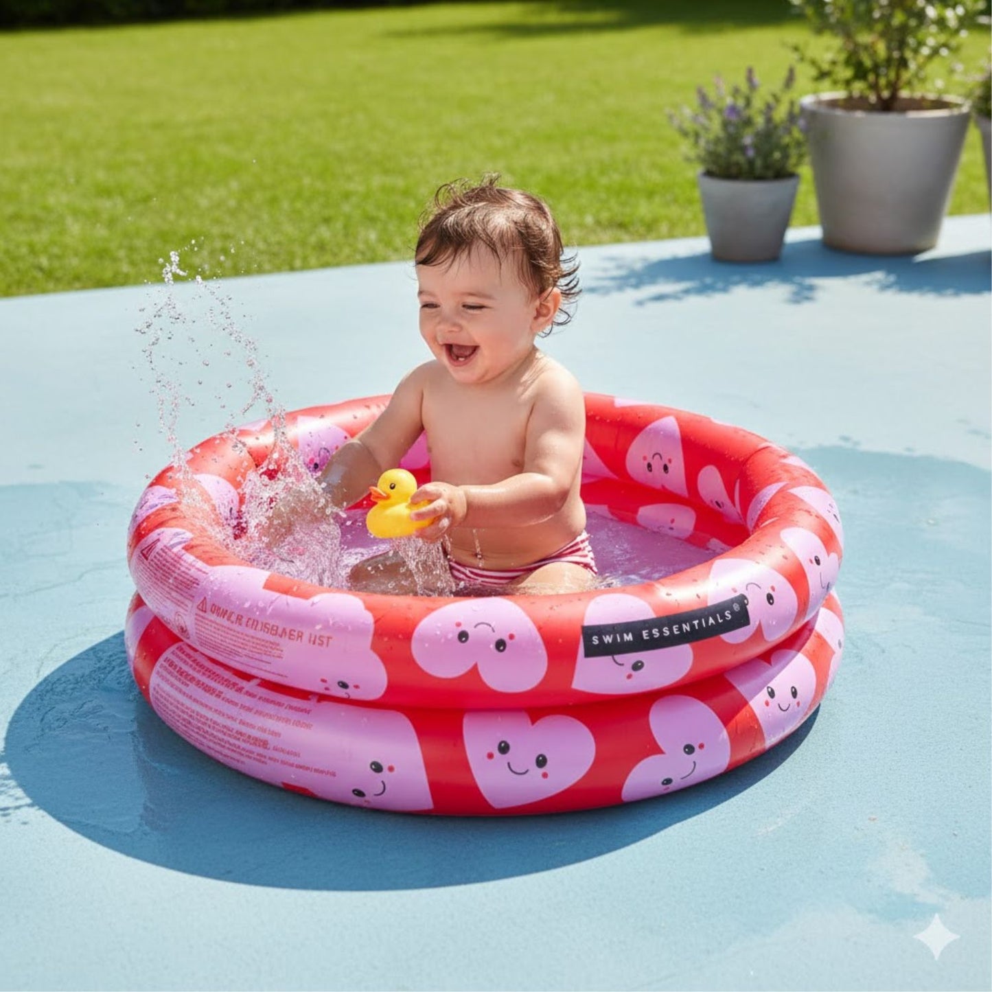 Piscina Para Bebé Corazones 60 Cm