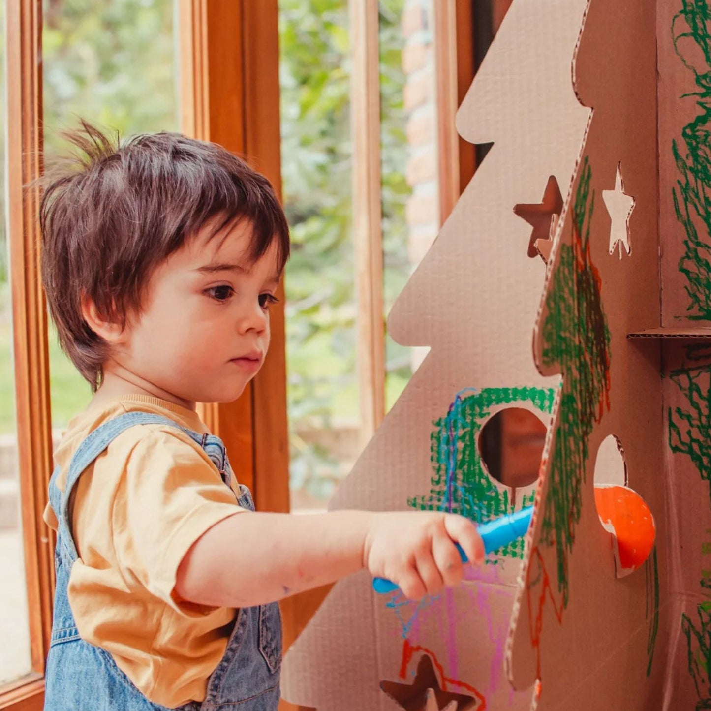 Árbol De Navidad para armar y pintar