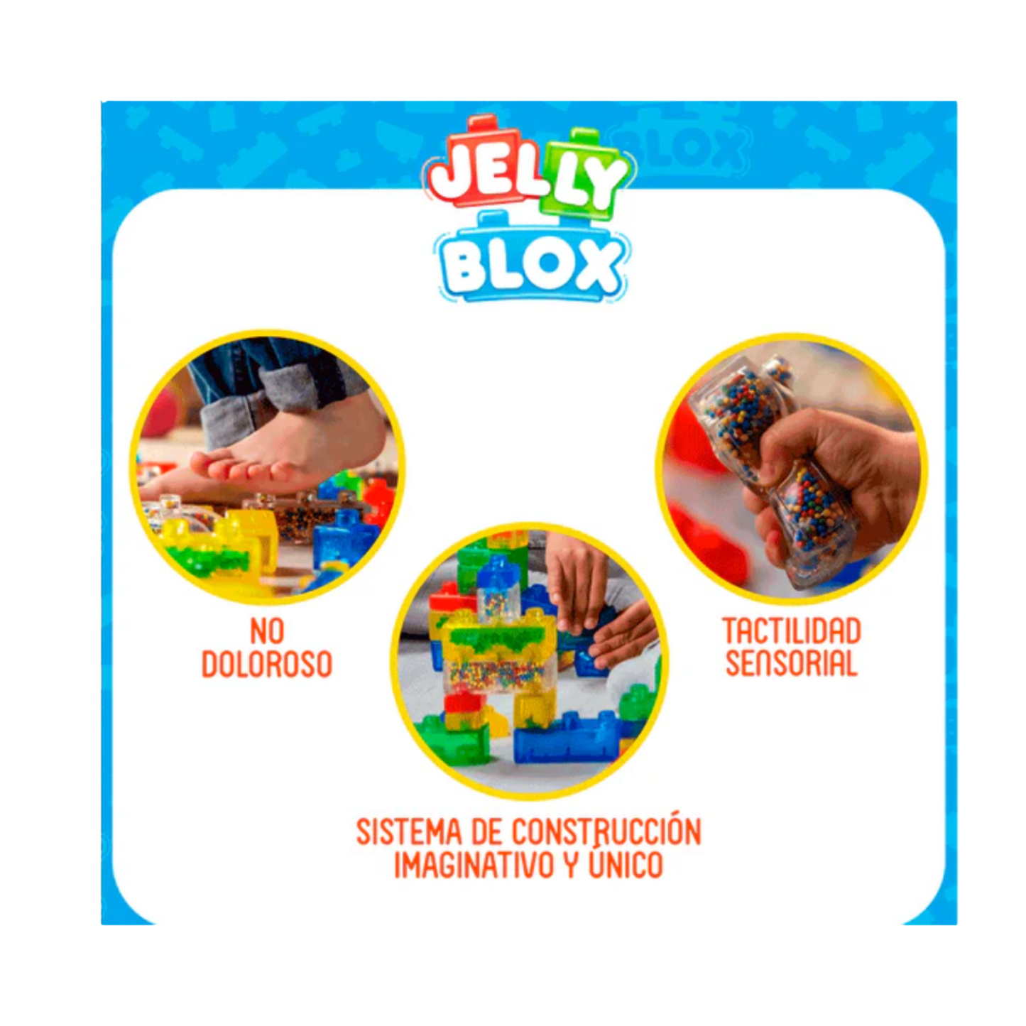 Set bloques blandos Jelly Blox inicial