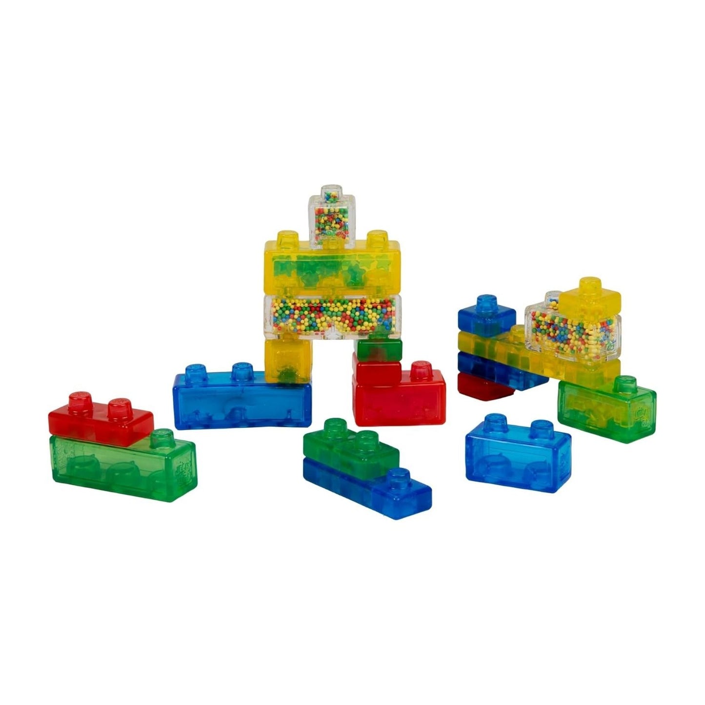 Set 20 bloques blandos Jelly Blox construcción creativa