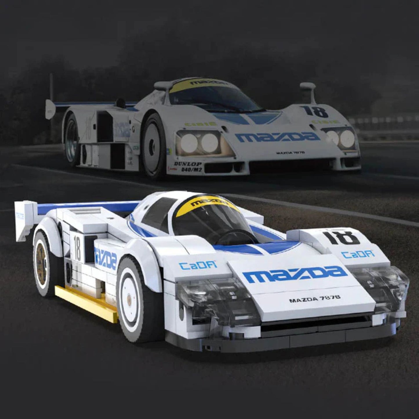 Kit Para Armar Auto Mazda 787B Escala