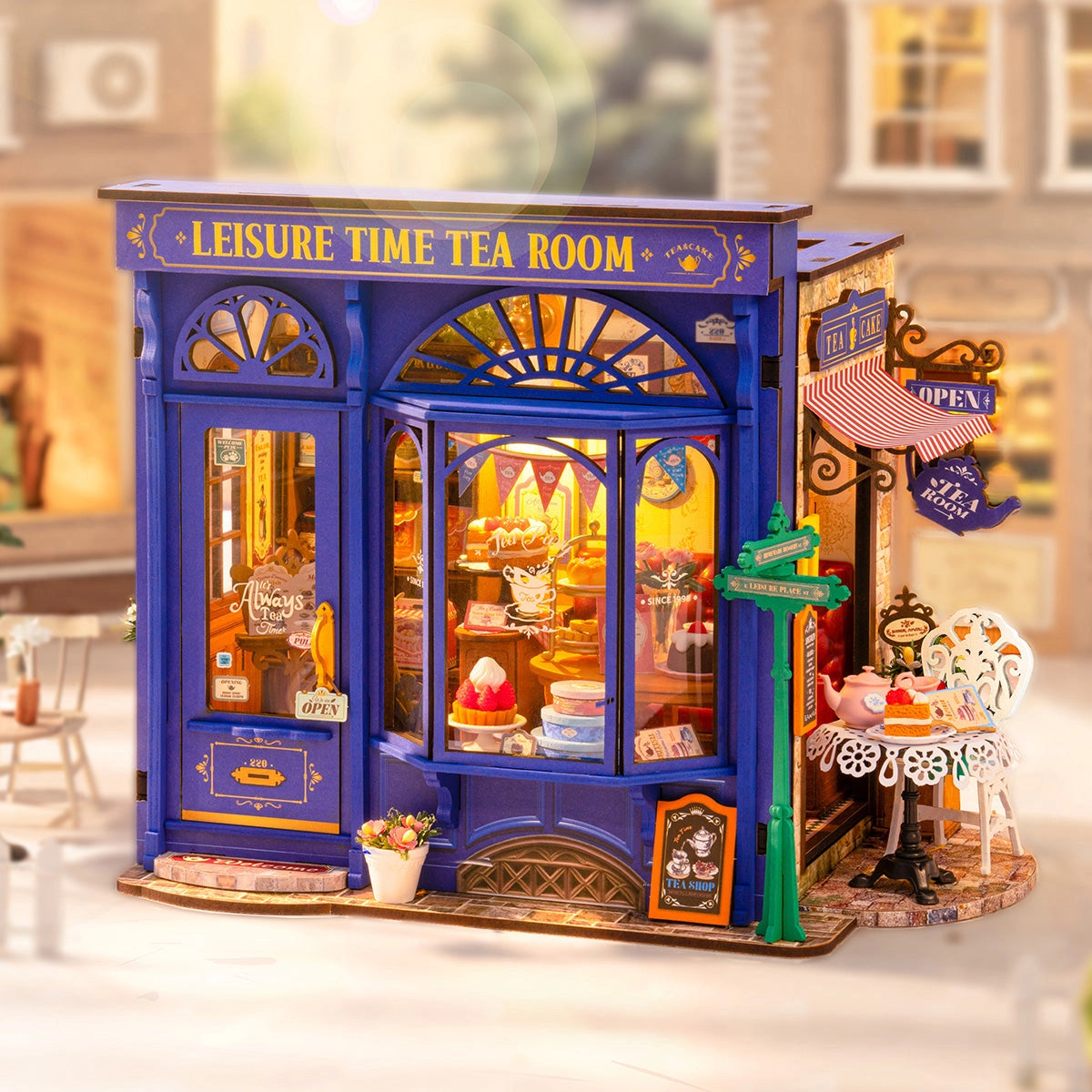 Kit Para Armar Casa de té en miniatura