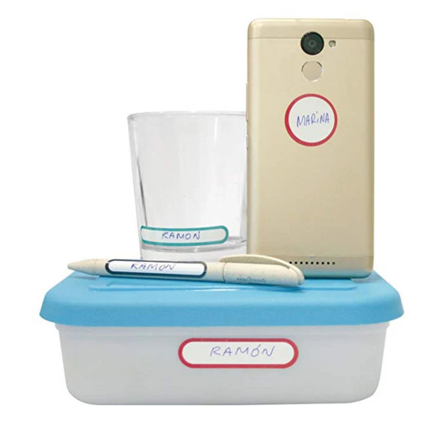 Etiquetas laminadas para marcar objetos 36 unidades