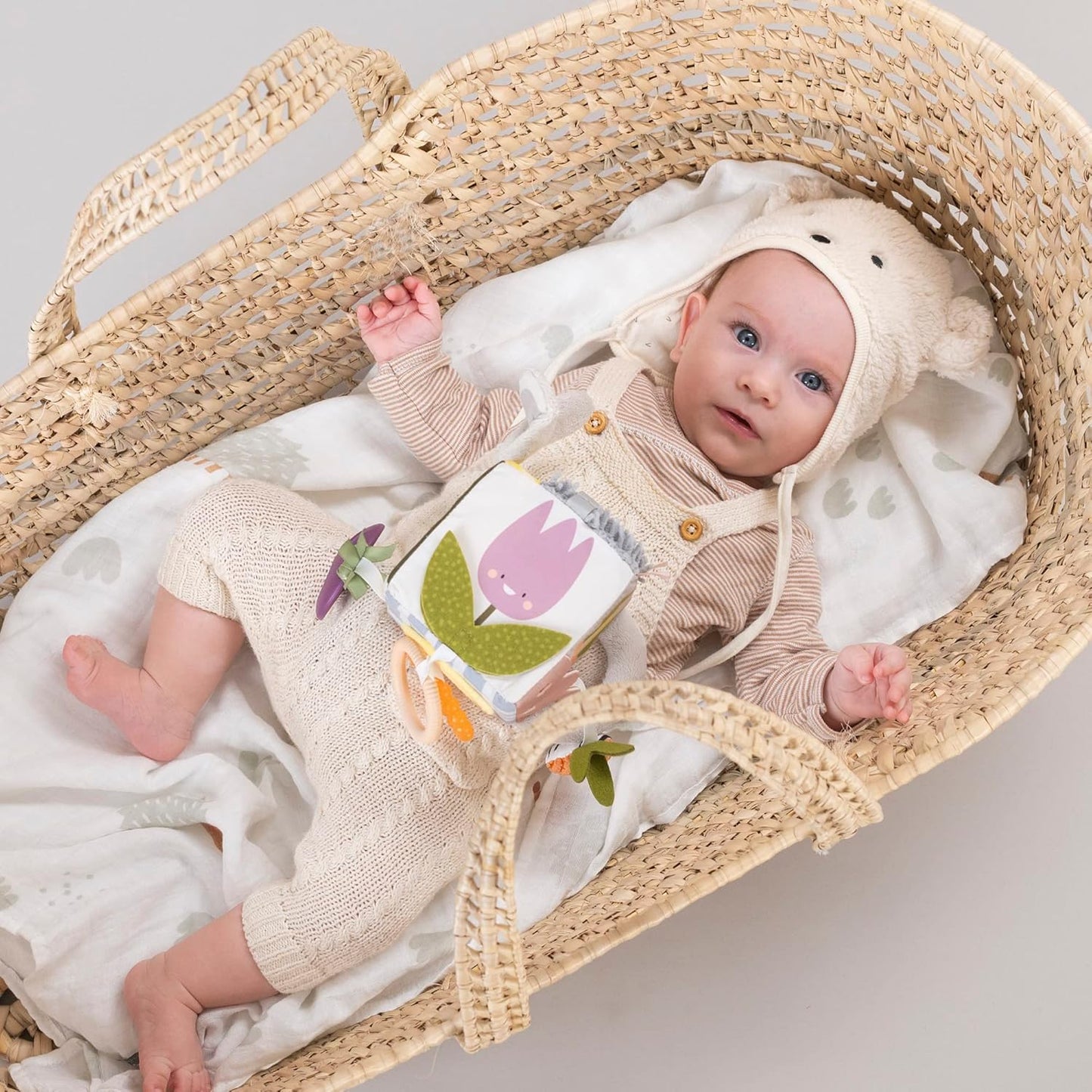 Cubo de actividades Urban Garden para bebé