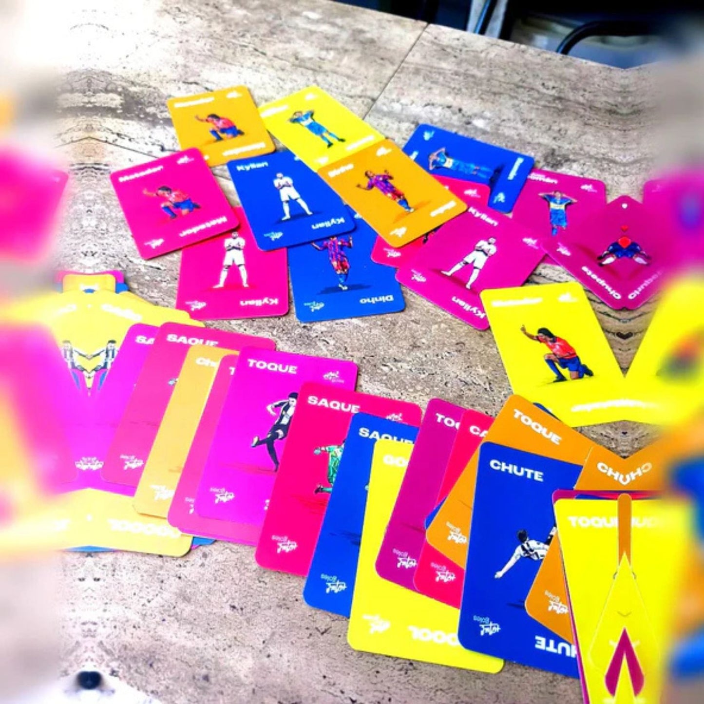 Juego de Cartas Saque Toque Caño Chute Gol