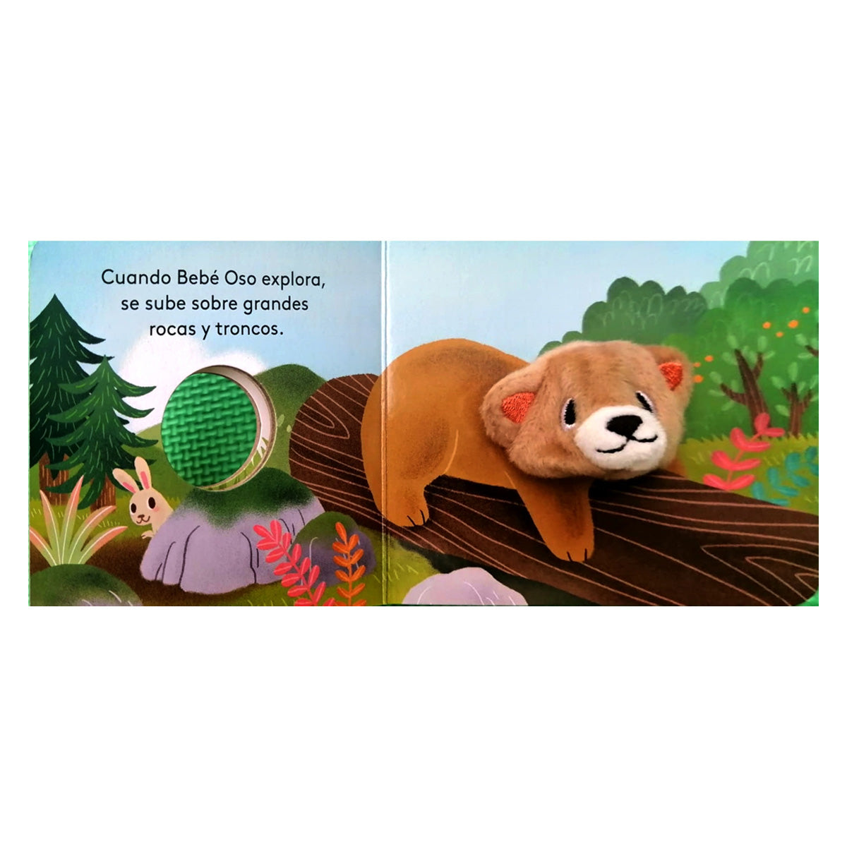 Libro de títere de dedo - Bebé oso