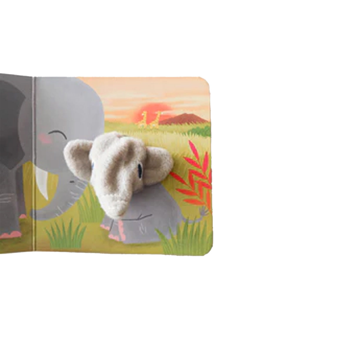 Libro de títere de dedo - Bebé Elefante