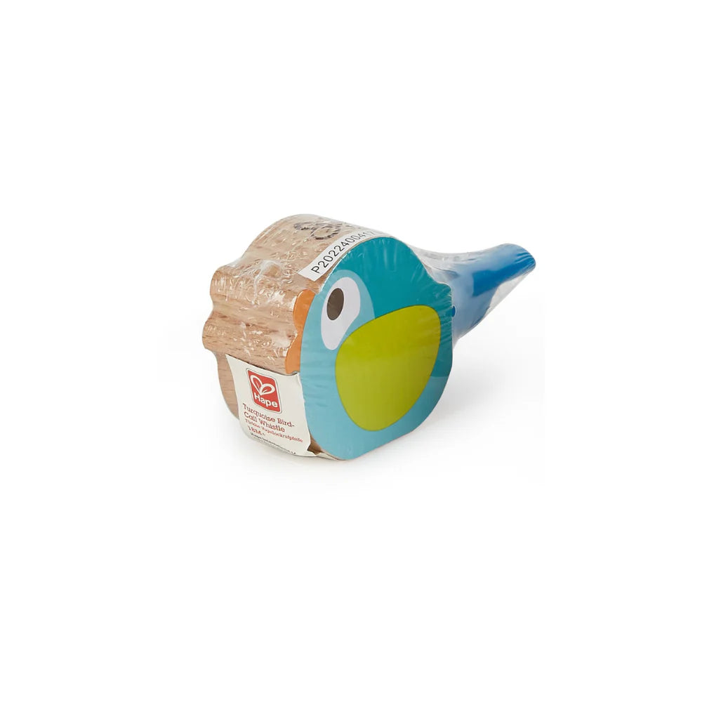 Silbato pájaro turquesa