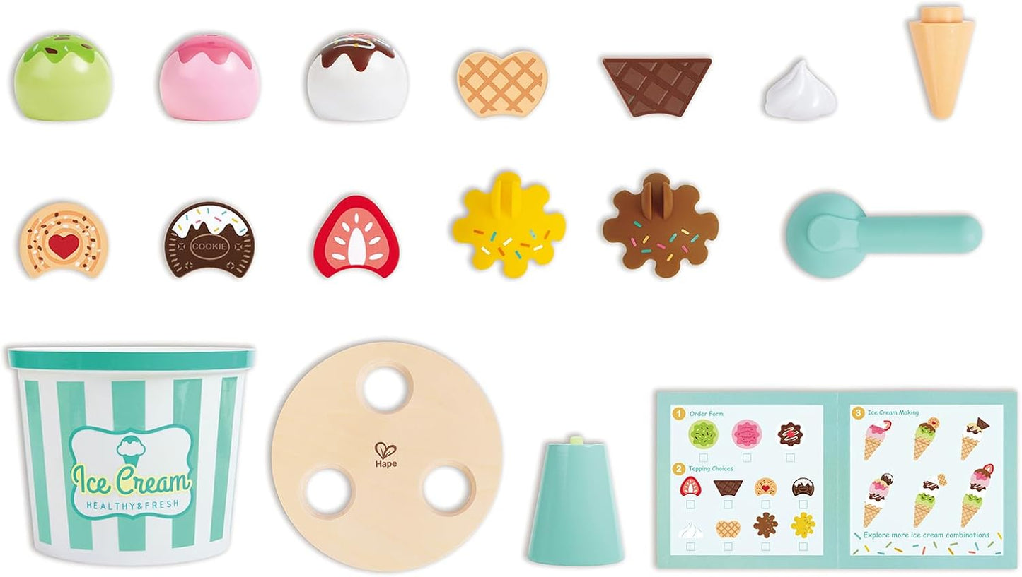 Set de helados para servir