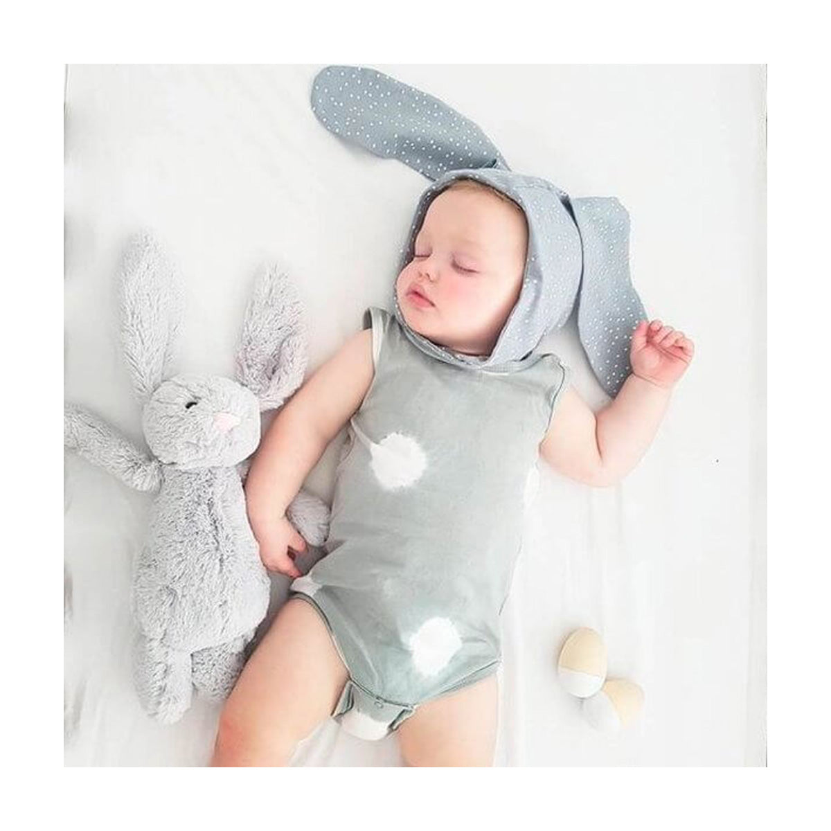 Peluche Conejo Bashful Gris Mediano