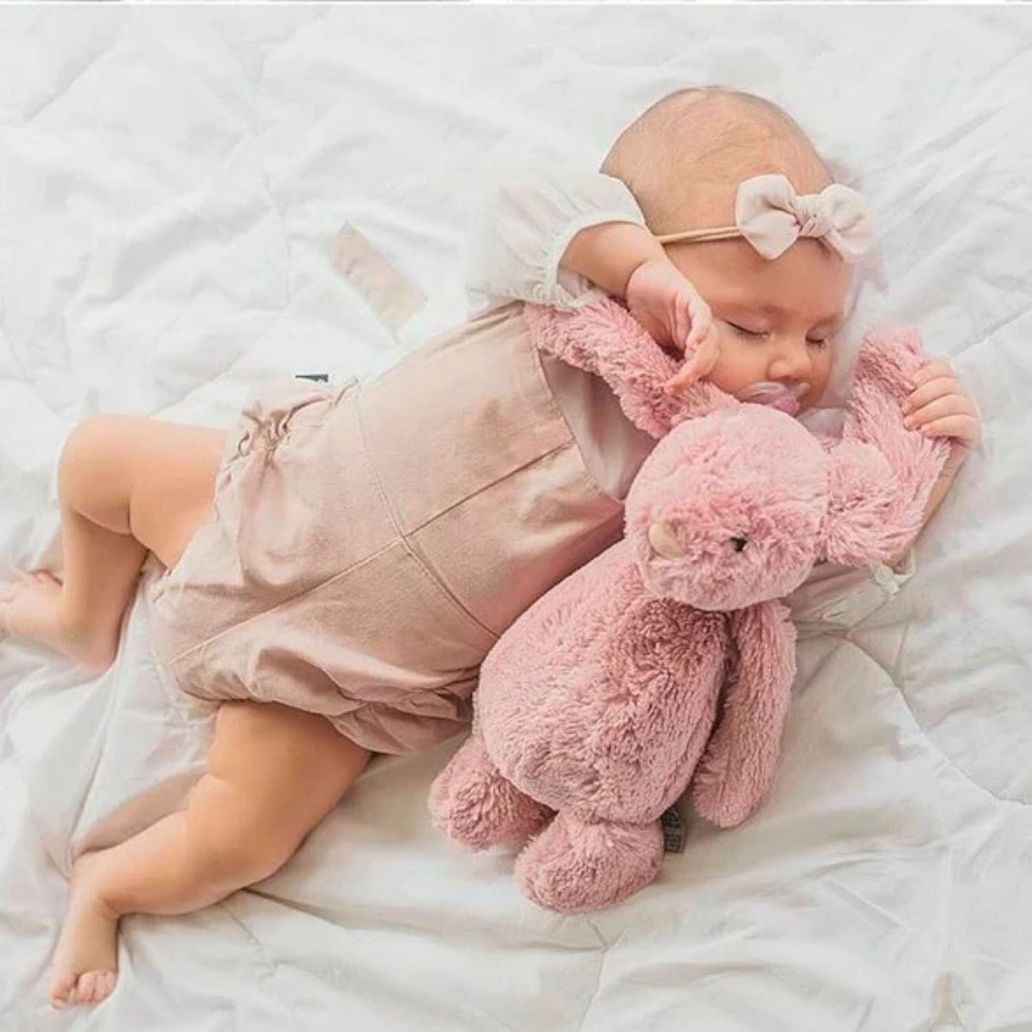 Peluche Conejo Rosado Tulip Mediano