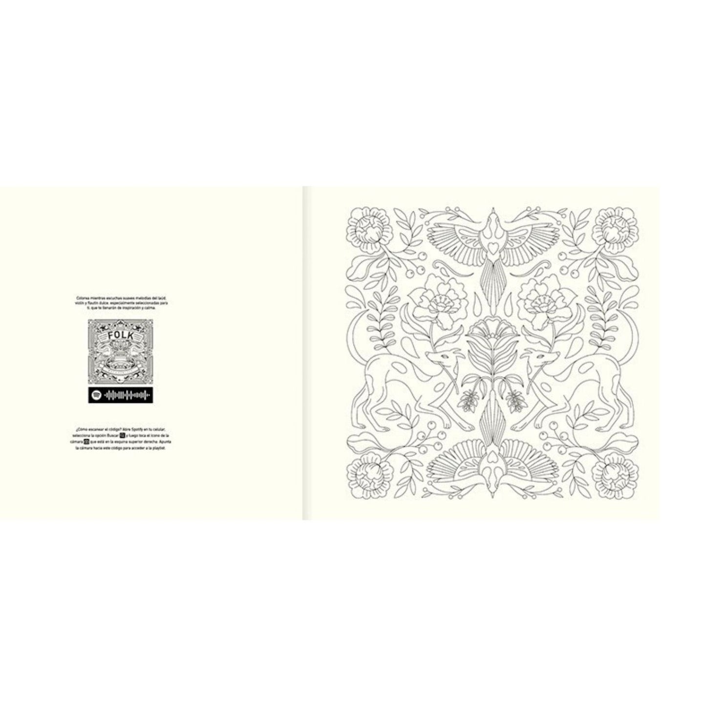 Folk - Libro para colorear